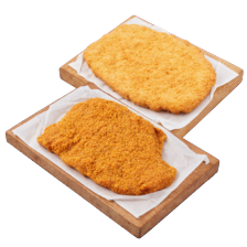 Kip- of varkensschnitzel XXL